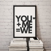 U + Me Print