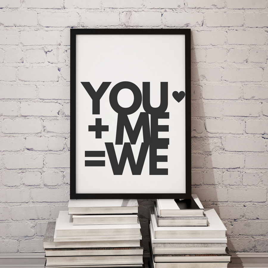 U + Me Print